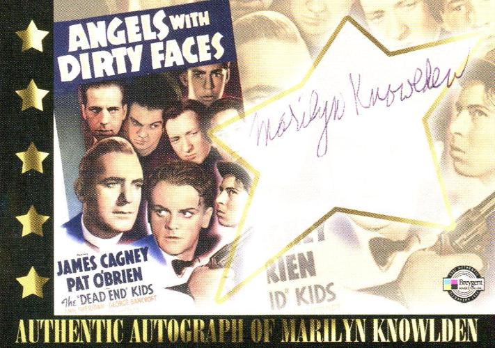 Classic Vintage Movie Posters 1 Marilyn Knowlden Autograph Card Breygent   - TvMovieCards.com
