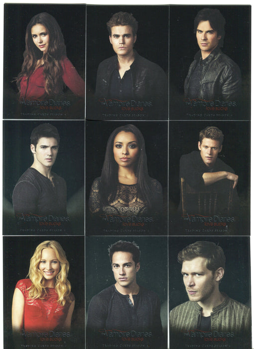 2016 Vampire Diaries Season 4 Silver Foil Parallel Studio Chase Card Set S1-S9   - TvMovieCards.com