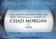 Stargate Atlantis Season Two Chad Morgan as Teer Autograph Card   - TvMovieCards.com
