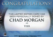Stargate Atlantis Season Two Chad Morgan as Teer Autograph Card   - TvMovieCards.com