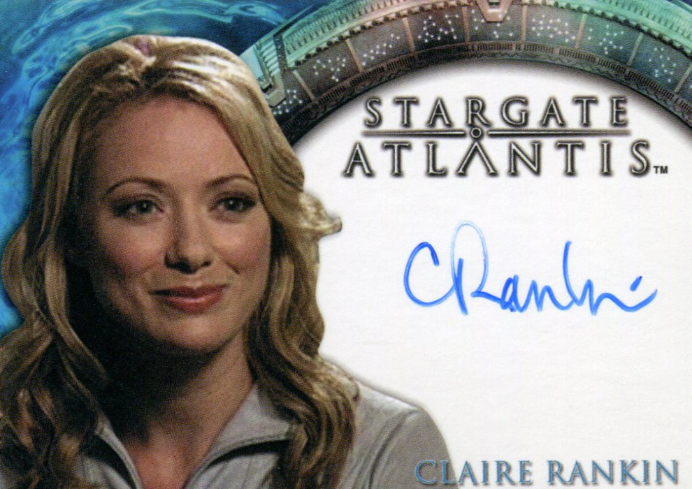 Stargate Atlantis Season Two Claire Rankin as Dr. Kate Heightmeyer Autograph Car   - TvMovieCards.com