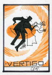 Classic Vintage Movie Posters 1 Autograph Sketch Card John Czop Breygent   - TvMovieCards.com