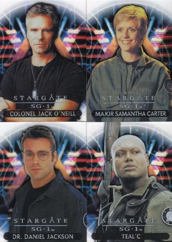 Stargate SG-1 Season Seven SG-1 Team Chase Card Set   - TvMovieCards.com