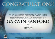 Stargate Atlantis Season Two Garwin Sanford as Simon Autograph Card   - TvMovieCards.com