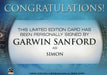 Stargate Atlantis Season Two Garwin Sanford as Simon Autograph Card   - TvMovieCards.com