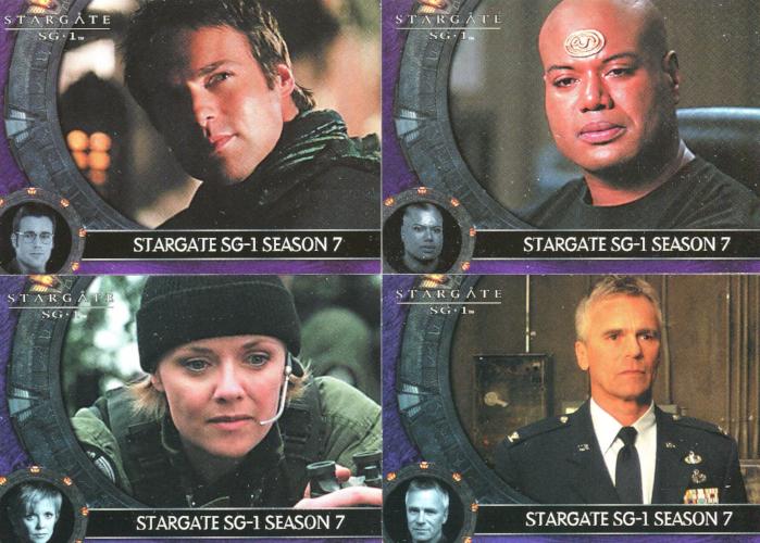 Stargate SG-1 Season Seven Promo Card Set 4 Cards   - TvMovieCards.com