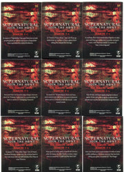 2016 Supernatural Season 4-6 Rainbow Foil Parallel Disguises Chase Card Set D1-9   - TvMovieCards.com