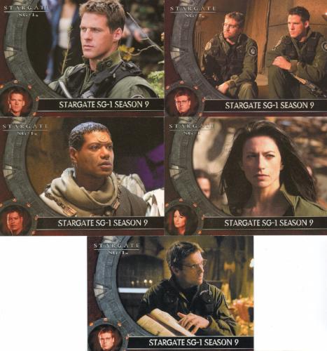 Stargate SG-1 Season Nine Promo Card Set 5 Cards   - TvMovieCards.com