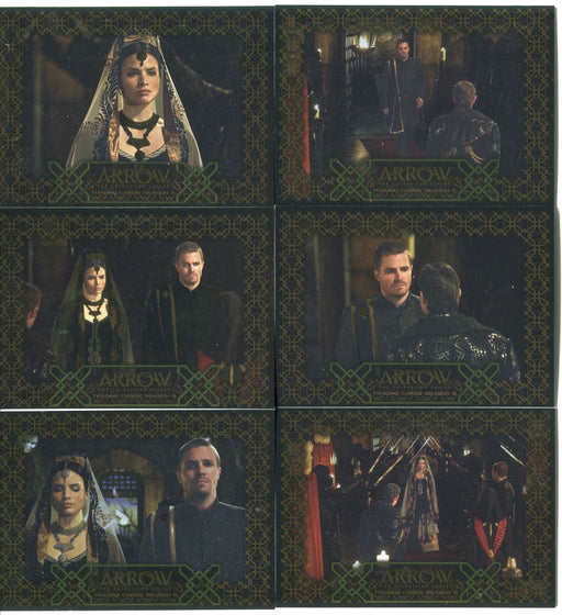 2016 Arrow Season 3 ‘Wedding’ Foil Parallel Chase Card Set B1-6   - TvMovieCards.com