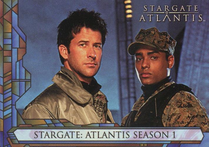 Stargate Atlantis Season One Promo Card P3   - TvMovieCards.com