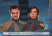 Stargate Atlantis Season One Promo Card UK   - TvMovieCards.com