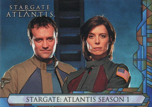 Stargate Atlantis Season One Promo Card UK   - TvMovieCards.com