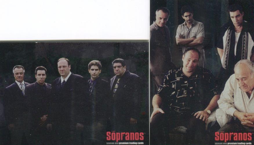 Sopranos Season One Foil Promo Card Lot 2 Cards   - TvMovieCards.com