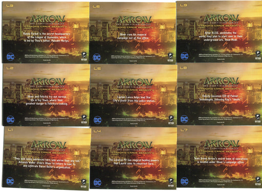 2017 Arrow Season 4 Locations Foil Parallel Chase Card Set L1-L9   - TvMovieCards.com