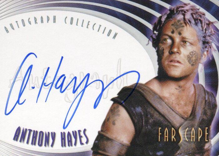 Farscape Through the Wormhole Anthony Hayes Autograph Card A59   - TvMovieCards.com