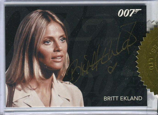 James Bond Archives 2015 Edition Britt Ekland Autograph Card   - TvMovieCards.com