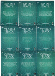 2016 Orphan Black Character Bios Silver Foil Parallel Chase Card Set C1-C9   - TvMovieCards.com