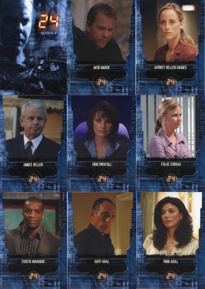 24 Twenty Four Season 4 Base Card Set 90 Cards   - TvMovieCards.com