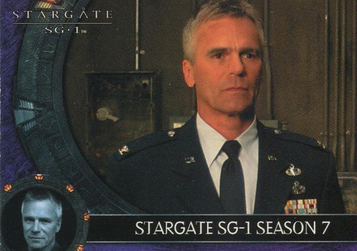 Stargate SG-1 Season Seven Promo Card UK   - TvMovieCards.com