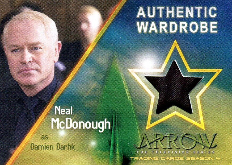 Arrow Season 4 Neal McDonough as Damien Darhk Wardrobe Costume Card M05   - TvMovieCards.com