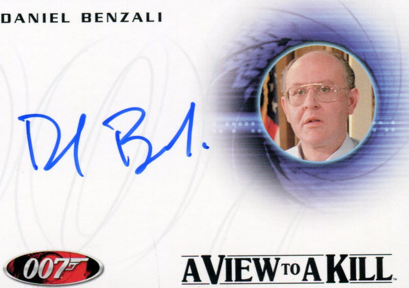 James Bond Mission Logs Daniel Benzali as W.G. Howe Autograph Card A190   - TvMovieCards.com