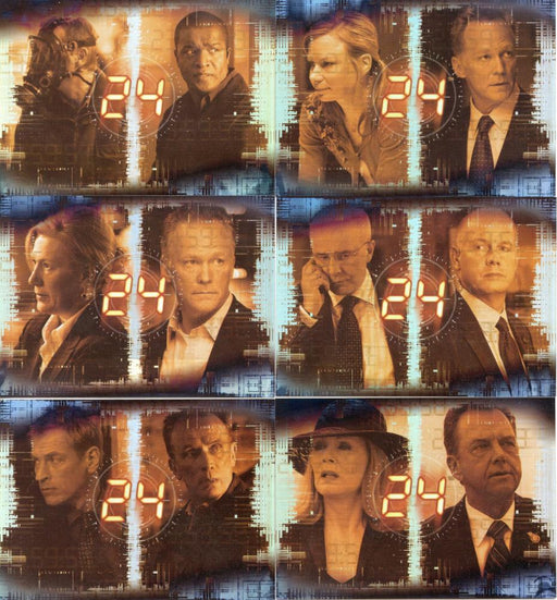 24 Twenty Four Season 5 Rare Foil Chase Card Set R1-R6   - TvMovieCards.com