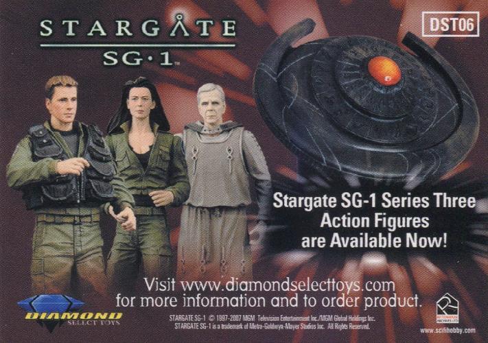 Stargate SG-1 Action Figures Promo Card DST06   - TvMovieCards.com