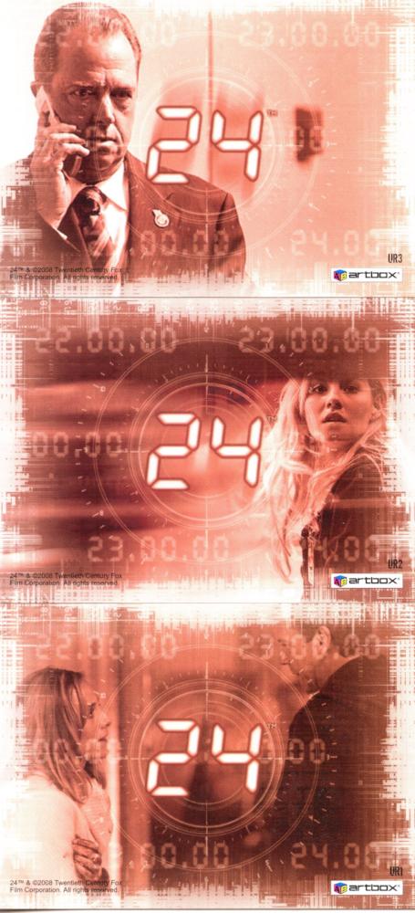 24 Twenty Four Season 5 Ultra Rare Foil Chase Card Set UR1 - UR3   - TvMovieCards.com