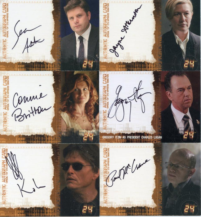 24 Twenty Four Season 5 Autograph Card Set 12 Cards   - TvMovieCards.com
