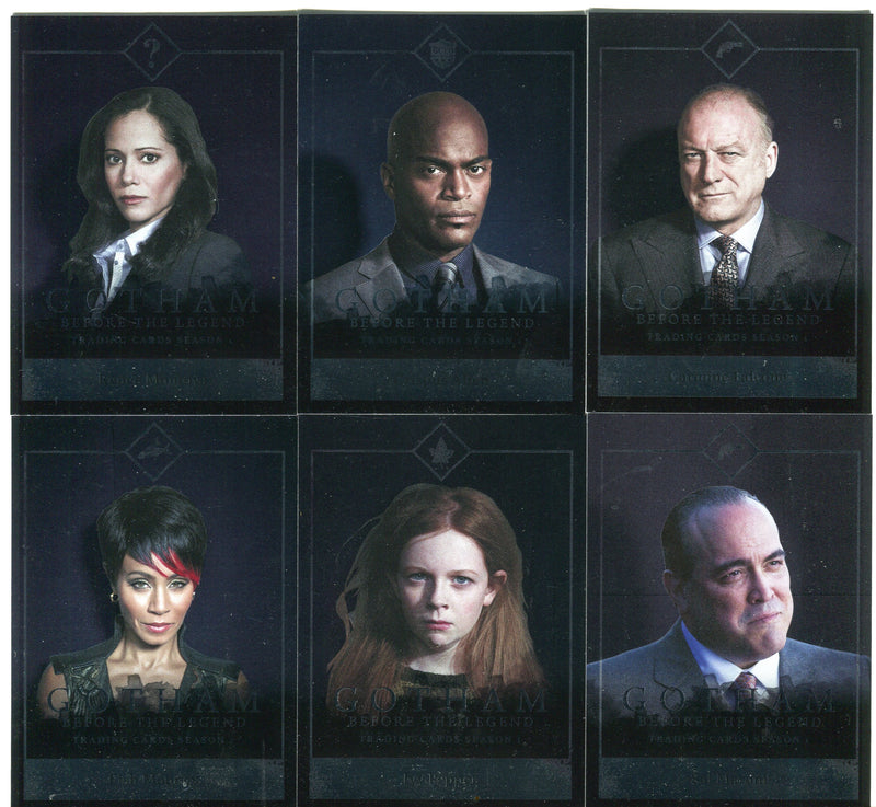 2016 Gotham Season 1 Silver Foil Parallel Character Bios Chase Card Set C01-C15   - TvMovieCards.com