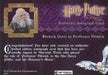 Harry Potter and the Sorcerer's Stone Warwick Davis Professor Autograph Card   - TvMovieCards.com