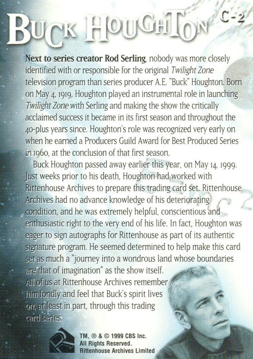 Twilight Zone Premiere Edition Commemorative Chase Card C2   - TvMovieCards.com