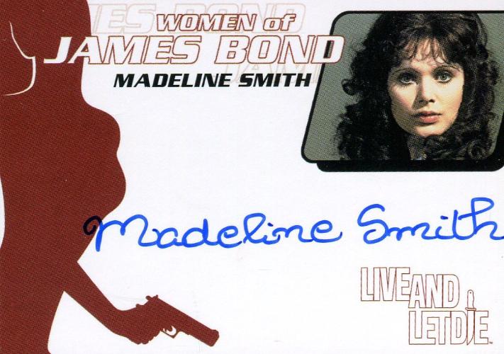 James Bond The Quotable James Bond Madeline Smith Autograph Card WA25   - TvMovieCards.com