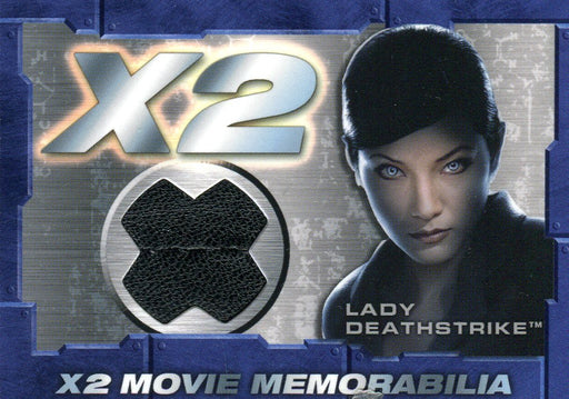 X-Men United X2 Movie Lady Deathstrike Memorabilia Costume Card Topps 2003   - TvMovieCards.com