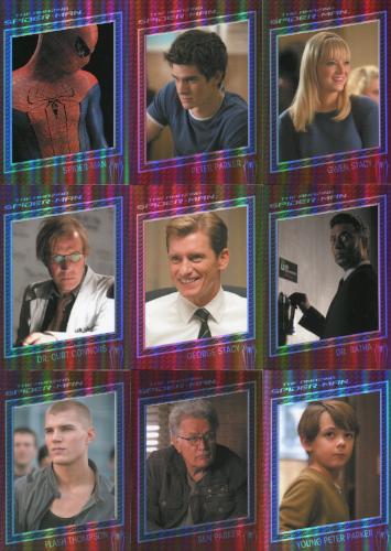 Spider-Man The Amazing Spider-Man Movie Character Chase Card Set 9 Cards   - TvMovieCards.com