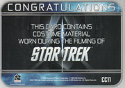 Star Trek The Movie 2009 Female Cadet Costume Card CC11   - TvMovieCards.com