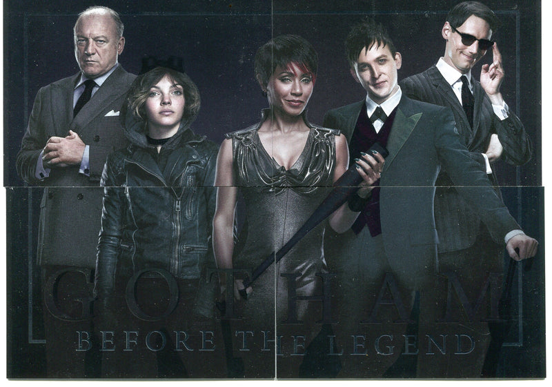 2016 Gotham Season 1 Silver Foil Parallel Villains Puzzle Chase Card Set V1-V4   - TvMovieCards.com