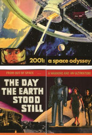 Classic Vintage Movie Posters Science Fiction Horror Puzzle 6 Card Chase Set - TvMovieCards.com