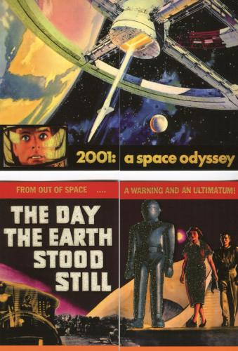 Classic Vintage Movie Posters Science Fiction Horror Puzzle 6 Card Chase Set - TvMovieCards.com