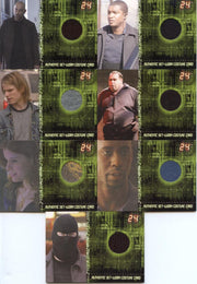 24 Twenty Four Season 5 Costume Card Set 15 Cards C1-C15   - TvMovieCards.com