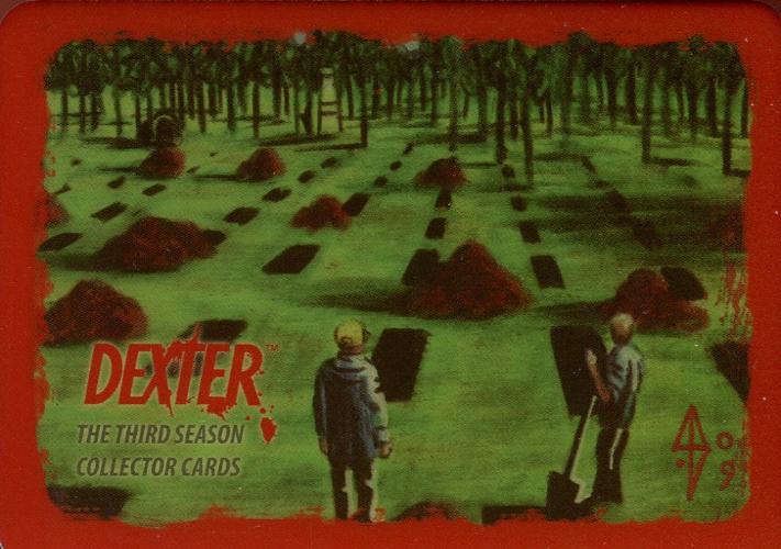 Dexter Season 3 Case Topper Card Len Bellinger Metallogloss Chase Card   - TvMovieCards.com
