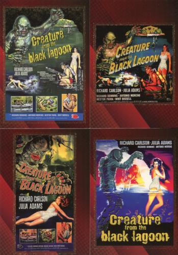 Classic Vintage Movie Posters 1 Science Fiction Horror Chase Card Set 1C-6C - TvMovieCards.com