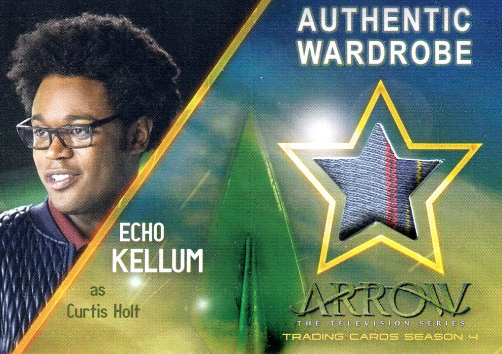 Arrow Season 4 Echo Kellum as Curtis Holt Wardrobe Costume Card M20   - TvMovieCards.com