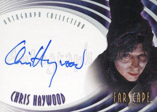 Farscape Through the Wormhole Chris Haywood Autograph Card A63   - TvMovieCards.com