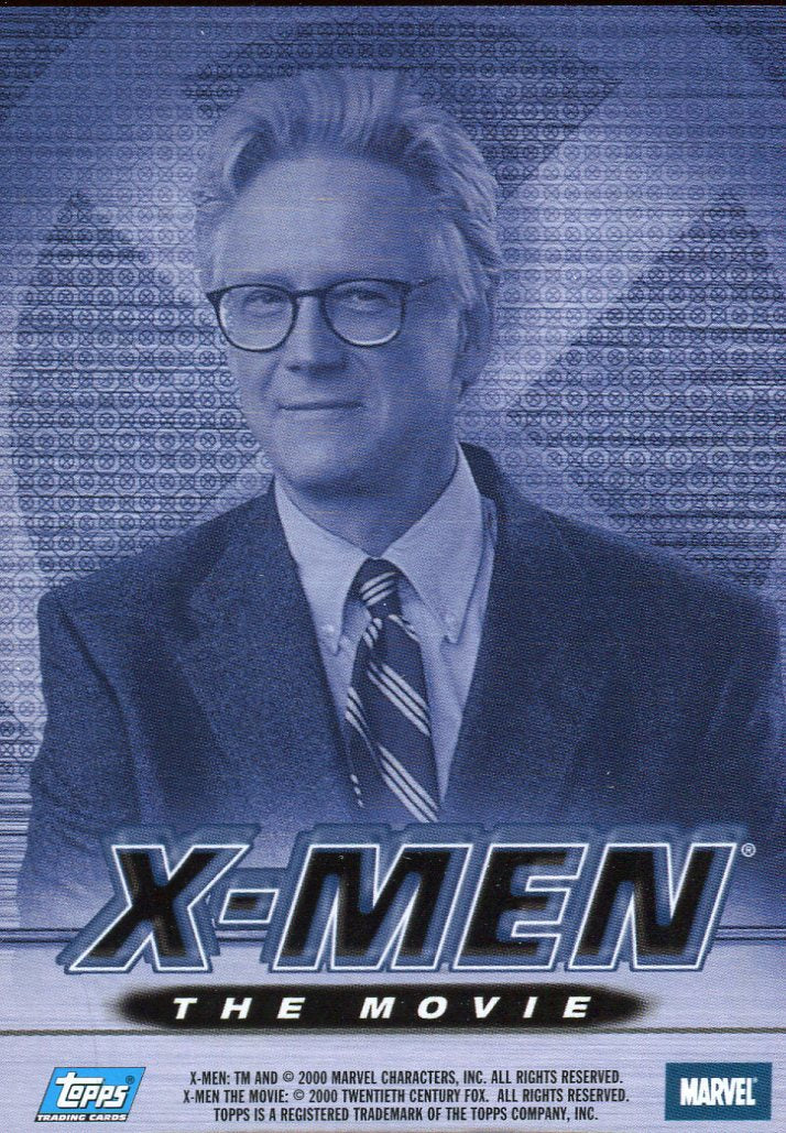 X-Men The Movie Bruce Davison as Senator Kelly Autograph Card Topps 2000   - TvMovieCards.com