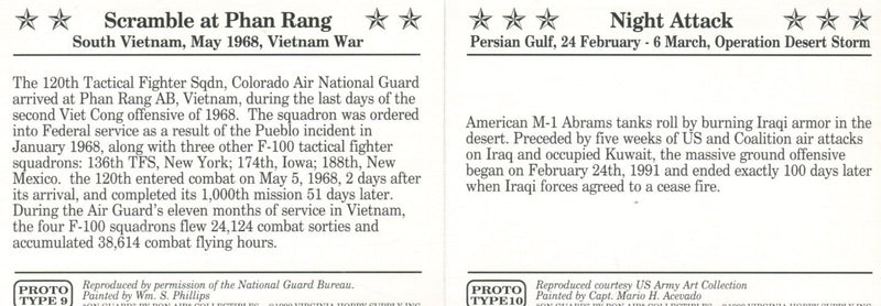 On Guard The Heritage Collection Promo Card Set 10 Cards War Battles History   - TvMovieCards.com