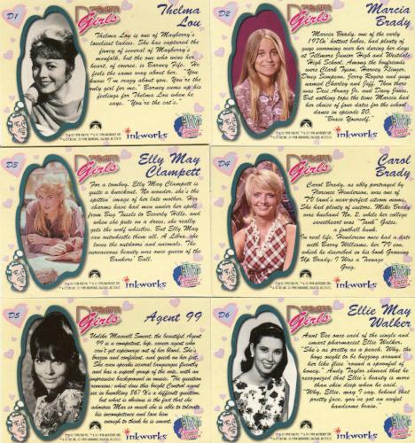 TV's Coolest Classics Dream Girls Chase Card Set 6 Cards   - TvMovieCards.com