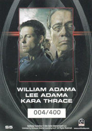 Battlestar Galactica Season Three Shelter Poster Chase Card S5 #004/400   - TvMovieCards.com