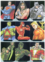 DC Comics Justice League Foil Madame Xanadu Tarot Parallel Chase Card Set X1-9   - TvMovieCards.com