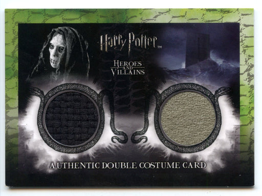 Harry Potter Heroes & Villains Double Costume Card DC3 HP #110/180   - TvMovieCards.com